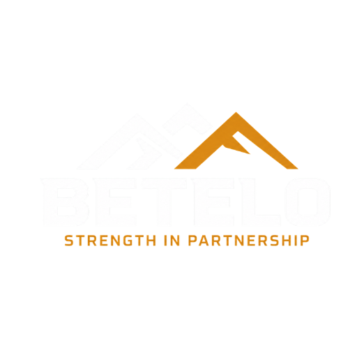 BETELO white colour logo version